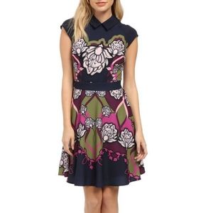 Ted Baker London Daywin Surreal Tapestry Skater Dress
